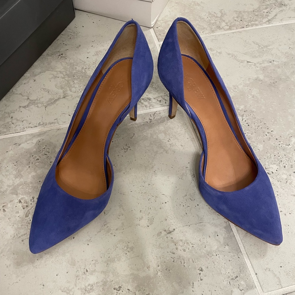 J. Crew suede pumps 9.5 worn a handful of times